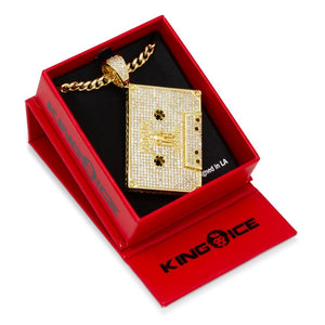 King Ice x Death Row Records- Executive Cassette Necklace