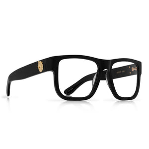 Lion Head Glasses with Glossy Black Frame