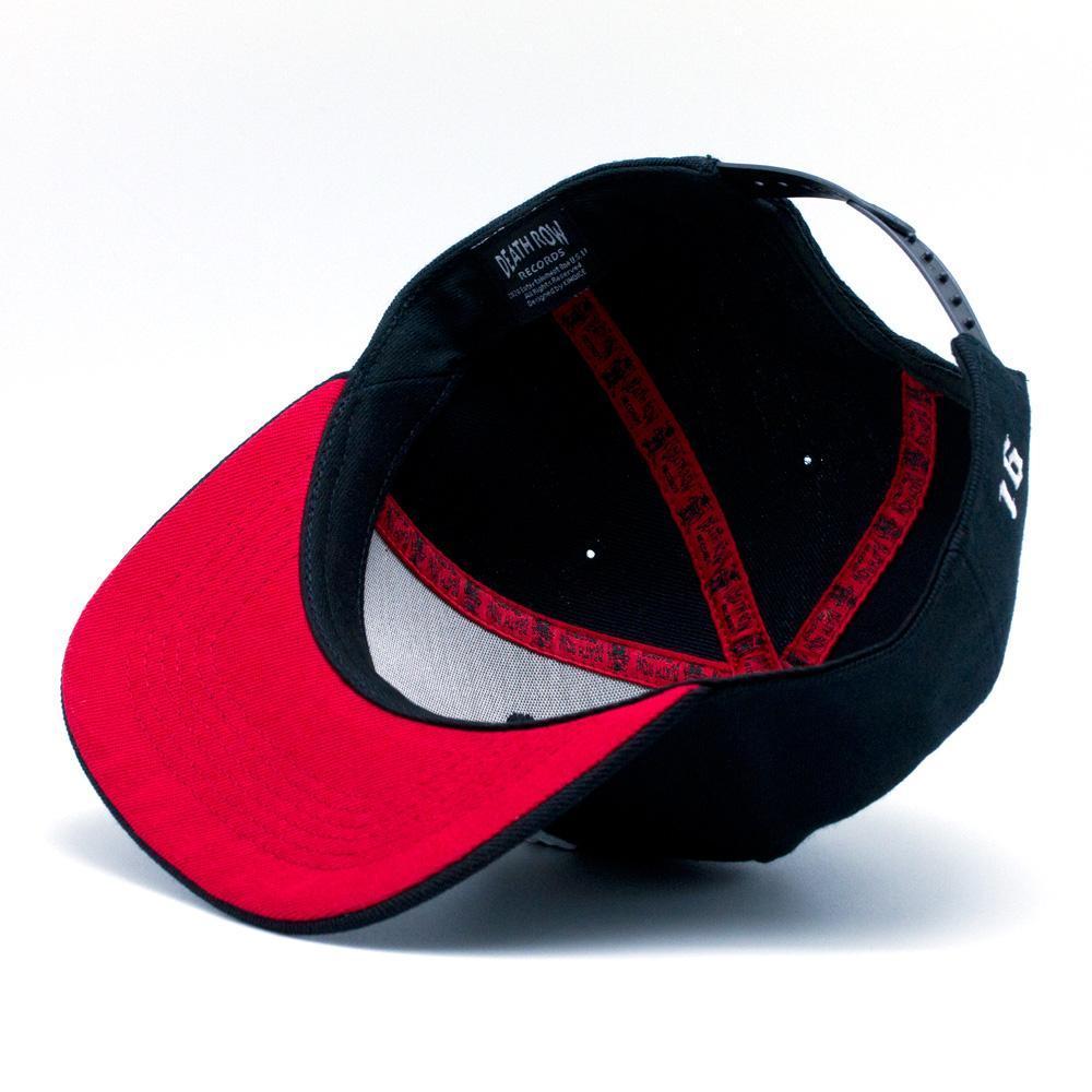 King Ice x Death Row Records- Red Flat Brim Baseball Hat