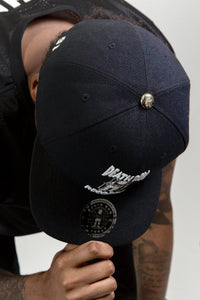 King Ice x Death Row Records- Blue Flat Brim Baseball Hat