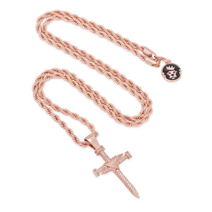 Nail Cross Necklace