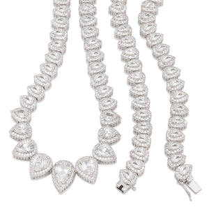 Pear Cut Tennis Chain