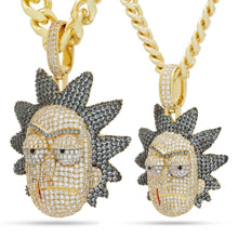 Load image into Gallery viewer, Rick and Morty x King Ice - Evil Rick Necklace

