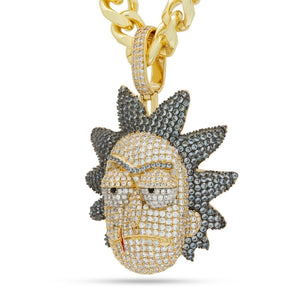 Rick and Morty x King Ice - XL Evil Rick Necklace