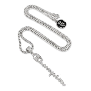 Champion Heritage White Gold Logo Necklace