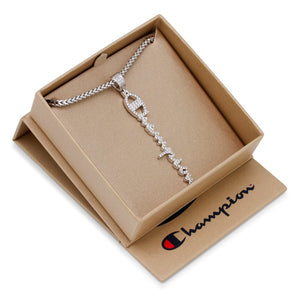 Champion Heritage White Gold Logo Necklace